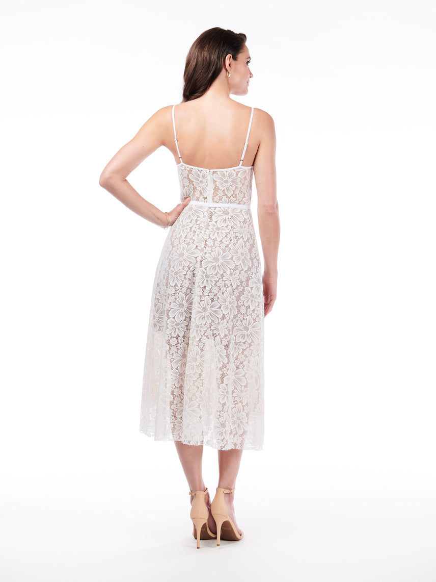 Eden Bustier Dress - White